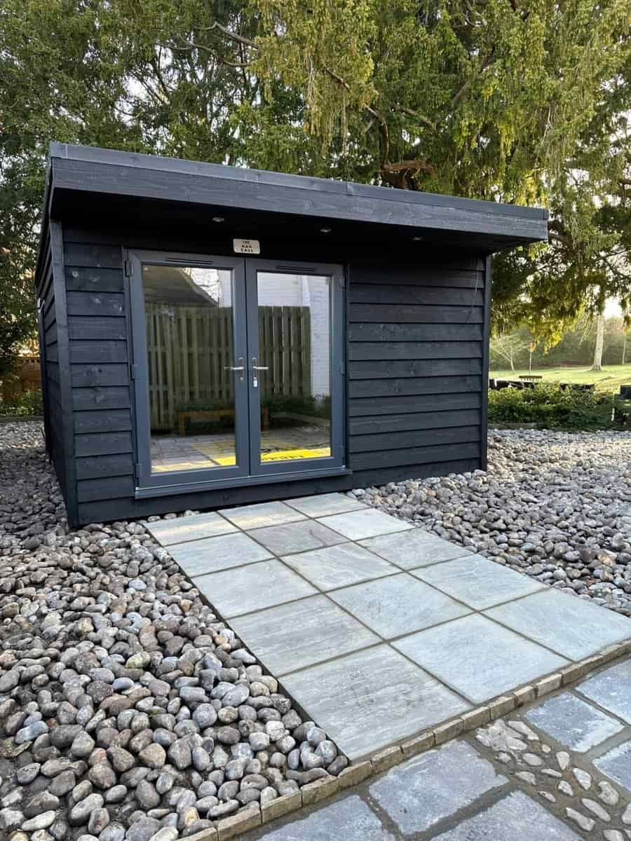Garden room under construction